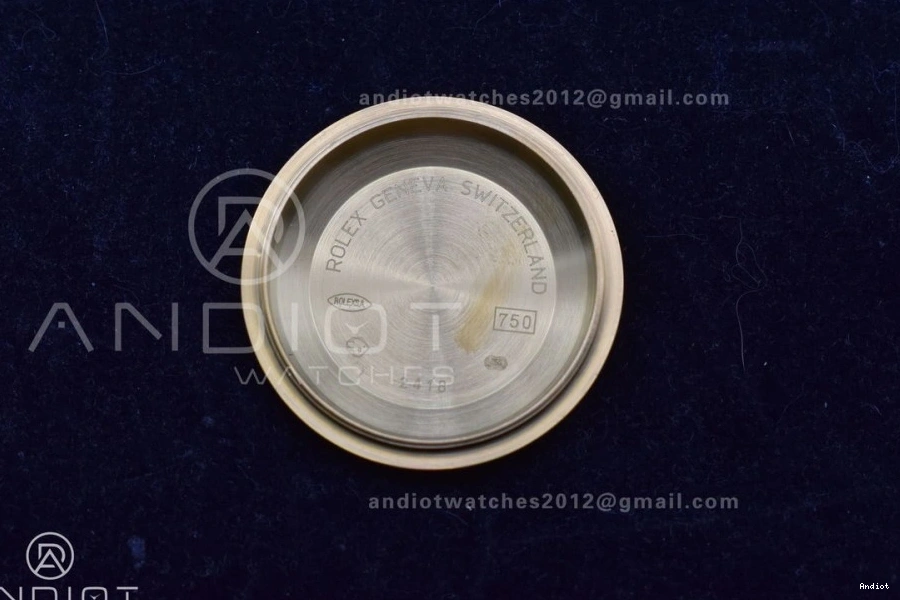 Best QF Dial with YG Gold on President Edition Steel Roman Mark (Gain V5 Bracelet vr3255 36 Weight) DayDate 904L 0224